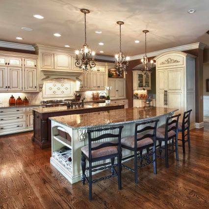 Quoizel - Láncos csillár MARQUETTE 3xE14/60W/230V bronz