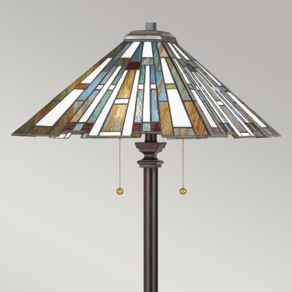 Quoizel - Tiffany állólámpa MAYBECK 2xE27/60W/230V