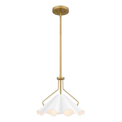 Quoizel - Csillár rúdon MEJIA 1xE27/60W/230V átm. 35,6 cm réz