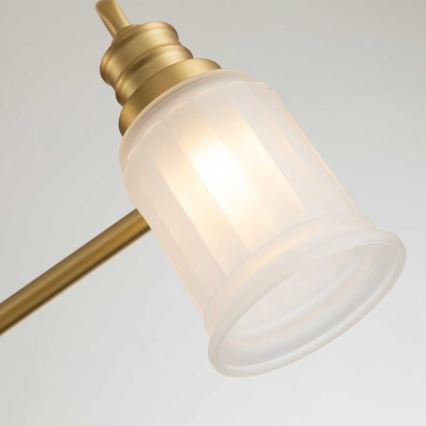 Quoizel - LED fürdőszobai fali lámpa SWELL 3xG9/3W/230V IP44 arany