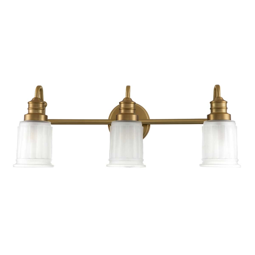 Quoizel - LED fürdőszobai fali lámpa SWELL 3xG9/3W/230V IP44 arany
