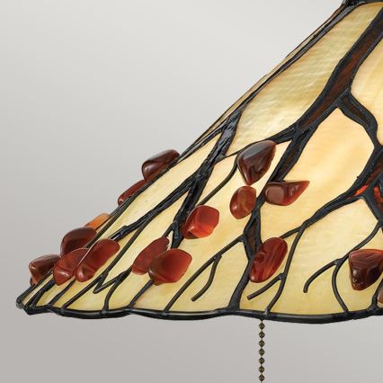 Quoizel - Tiffany WHISPERING asztali lámpa 2xE27/60W/230V