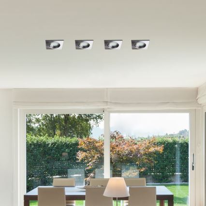 Rabalux - 3 darabos LED fürdőszobai süllyesztett mennyezeti lámpa 1xGU10/3W/230V IP44
