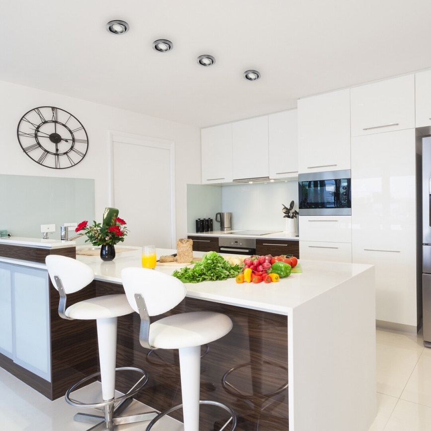 Rabalux - 3 darabos LED süllyesztett lámpatest szett 1xGU10/3W/230V IP40