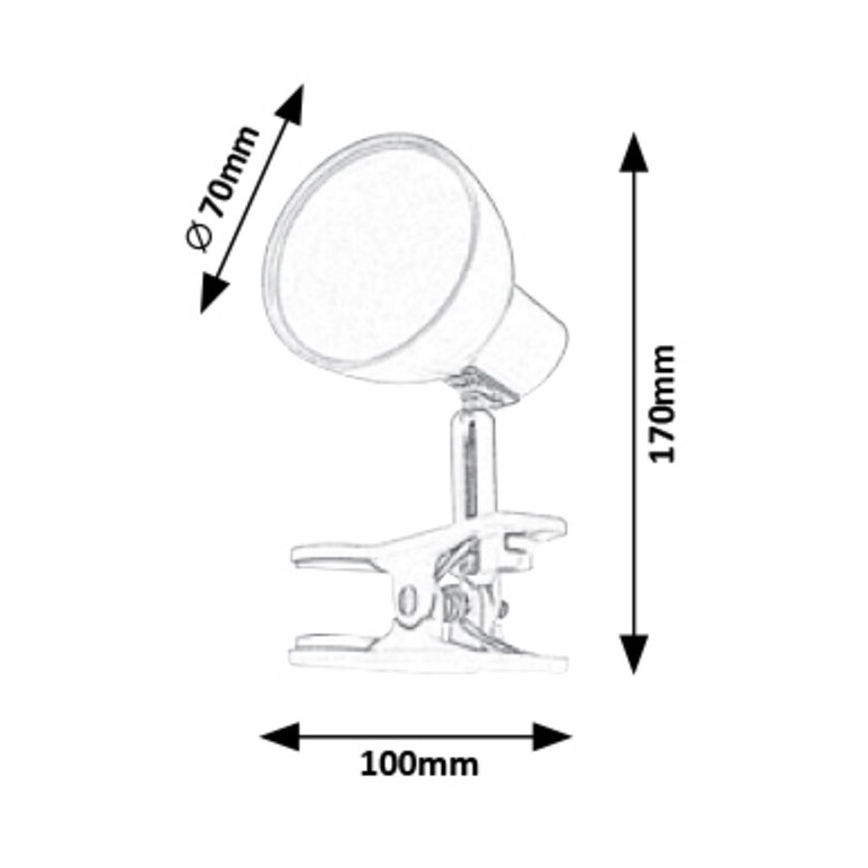 Rabalux - LED Csipeszes lámpa LED/5W/230V