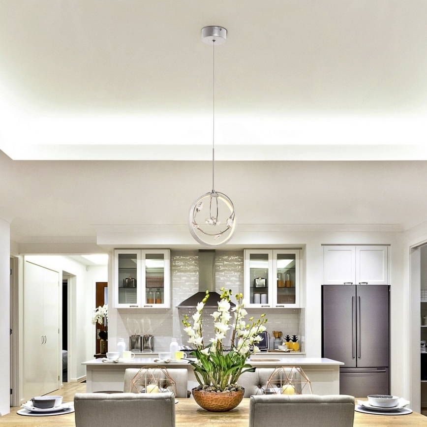 Rabalux - LED kristály csillár zsinóron LED/7W/230V