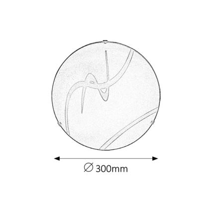 Rabalux - Mennyezeti lámpa 1xE27/60W/230V