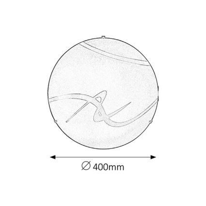 Rabalux - Mennyezeti lámpa 2xE27/60W/230V