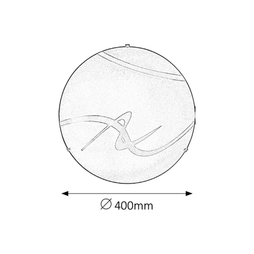 Rabalux - Mennyezeti lámpa 2xE27/60W/230V