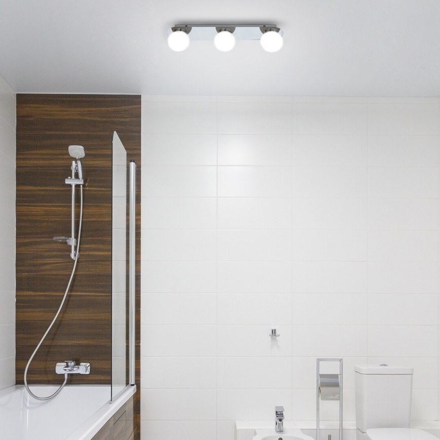 Rabalux - Fürdőszobai mennyezeti lámpatest 3xG9/28W/230V IP44 10x45 cm