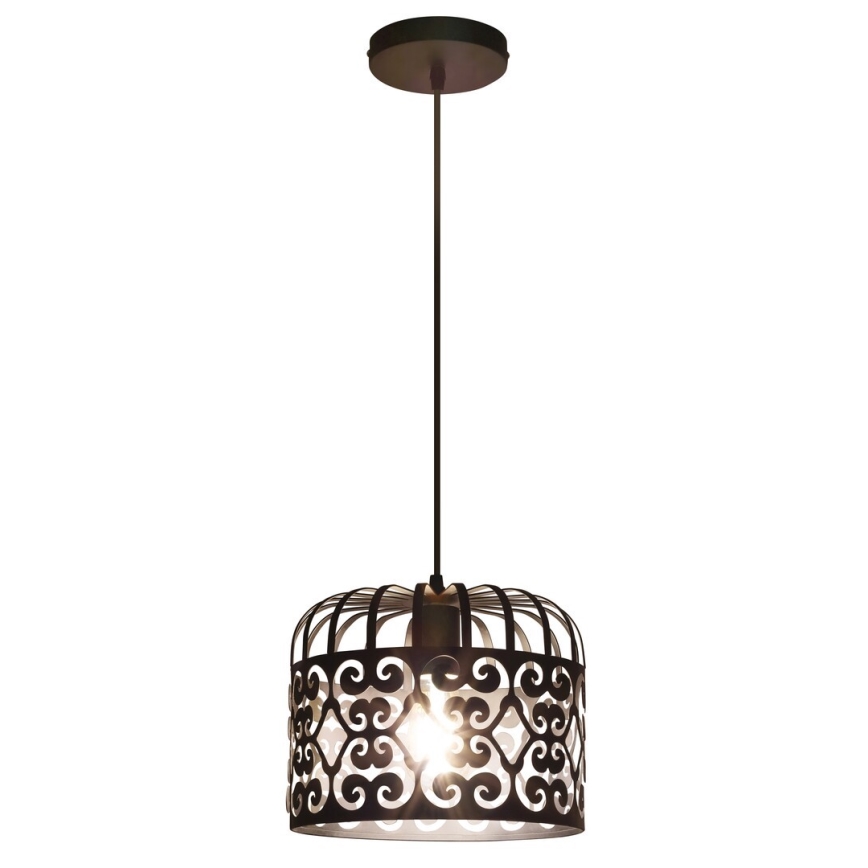 Rabalux - Csillár 1xE27/60W/230V fekete