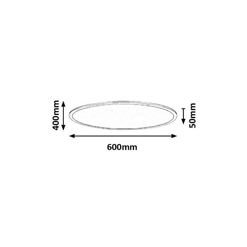 Rabalux - LED Mennyezeti lámpa LED/40W/230V 60cm