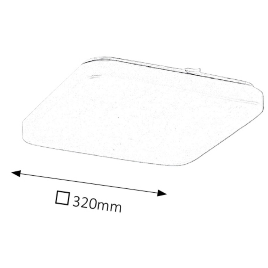 Rabalux - LED mennyezeti lámpa LED/32W/230V 32x32 cm