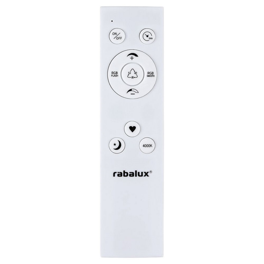 Rabalux - LED RGB fényerőszabályozható mennyezeti lámpa LED/22W/230V Wi-Fi Tuya + távirányító 42x42 cm