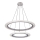 Rabalux 2429 - LED Csillár ADRIENNE LED/62W/230V ezüst
