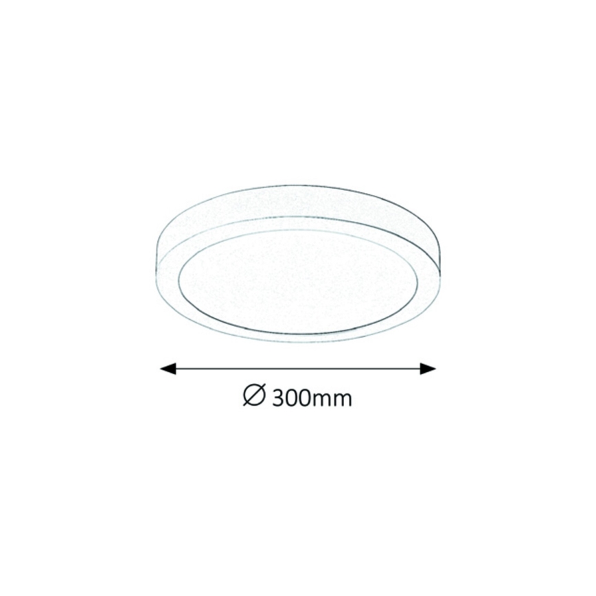 Rabalux - LED Mennyezeti lámpa LED/24W/230V