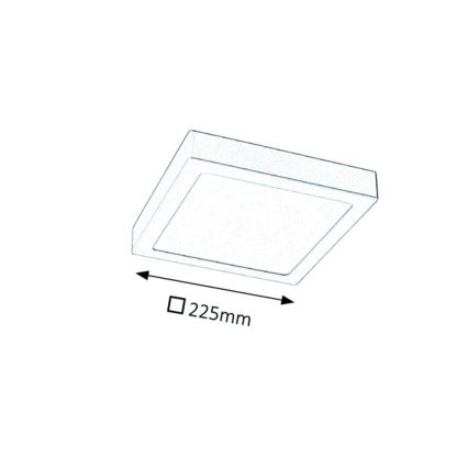 Rabalux - LED Mennyezeti lámpa LED/18W/230V