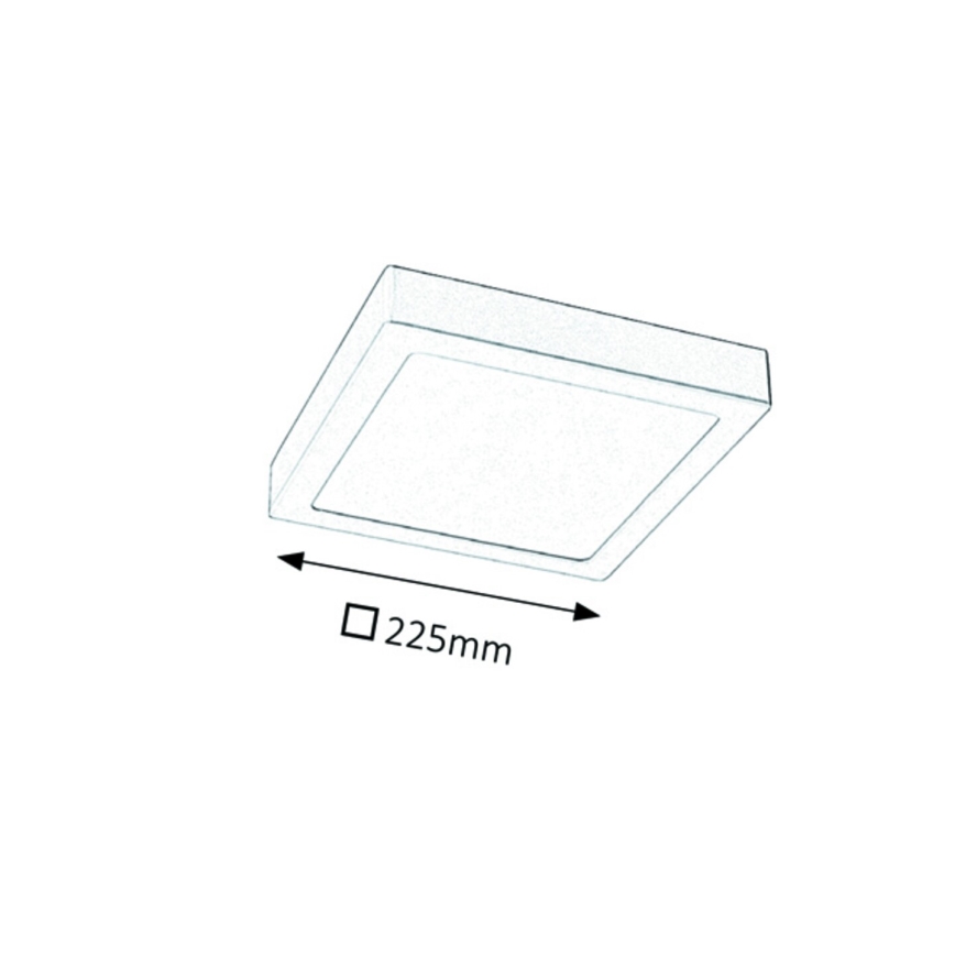 Rabalux - LED Mennyezeti lámpa LED/18W/230V