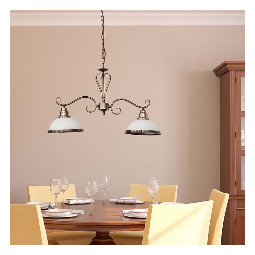 Rabalux - Csillár ELISETT 2xE27/60W/230V