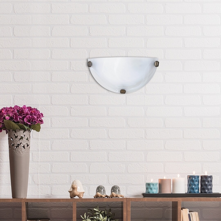 Rabalux - Fali lámpa 1xE27/60W/230V alabástrom üveg