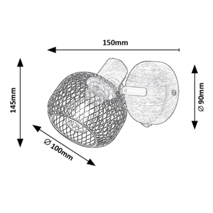 Rabalux - Fali spotlámpa 1xE14/40W/230V