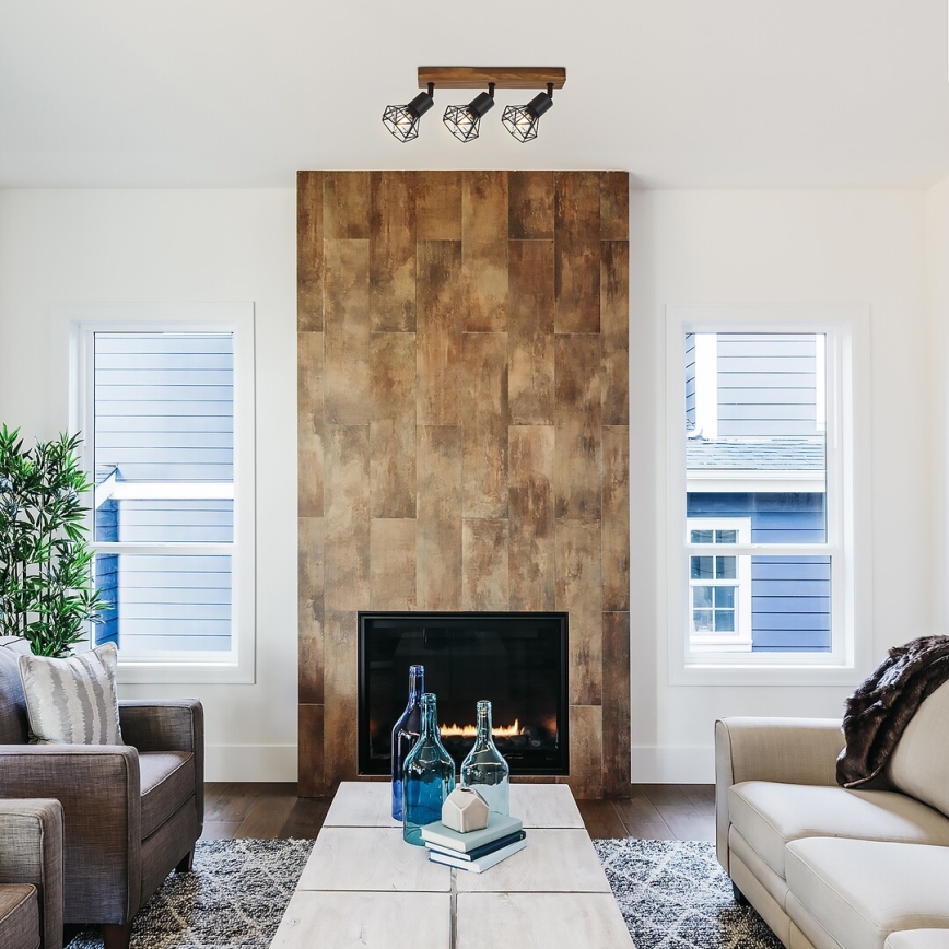 Rabalux - Spotlámpa 3xE14/40W/230V tölgy