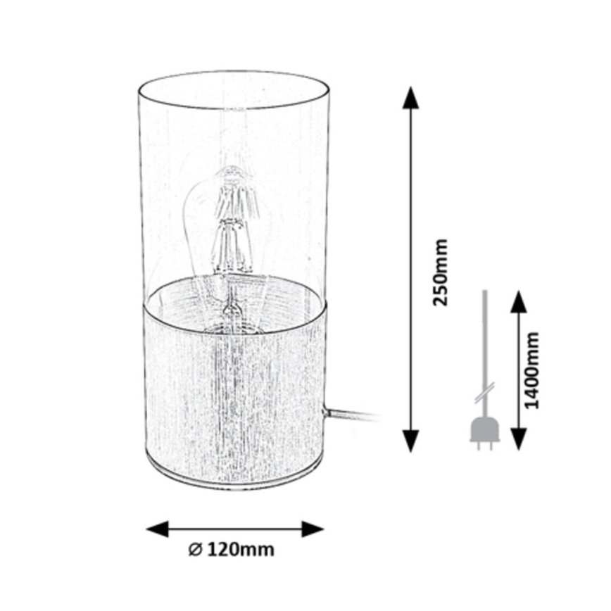 Rabalux - Asztali lámpa 1xE27/40W/230V