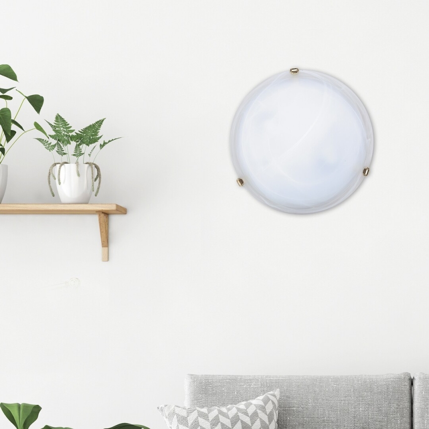 Rabalux - Mennyezeti lámpatest 2xE27/60W/230V alabástrom üveg