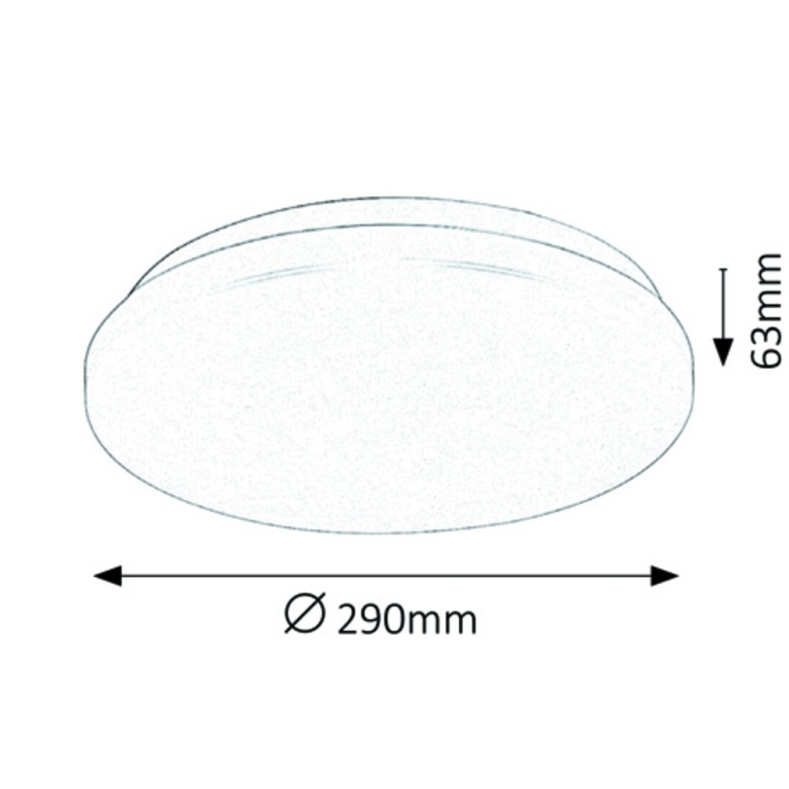 Rabalux - LED mennyezeti lámpatest LED/20W/230V, átm. 29 cm