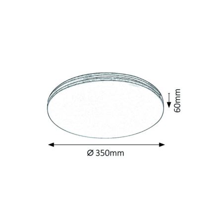Rabalux - LED Mennyezeti lámpa LED/18W/230V