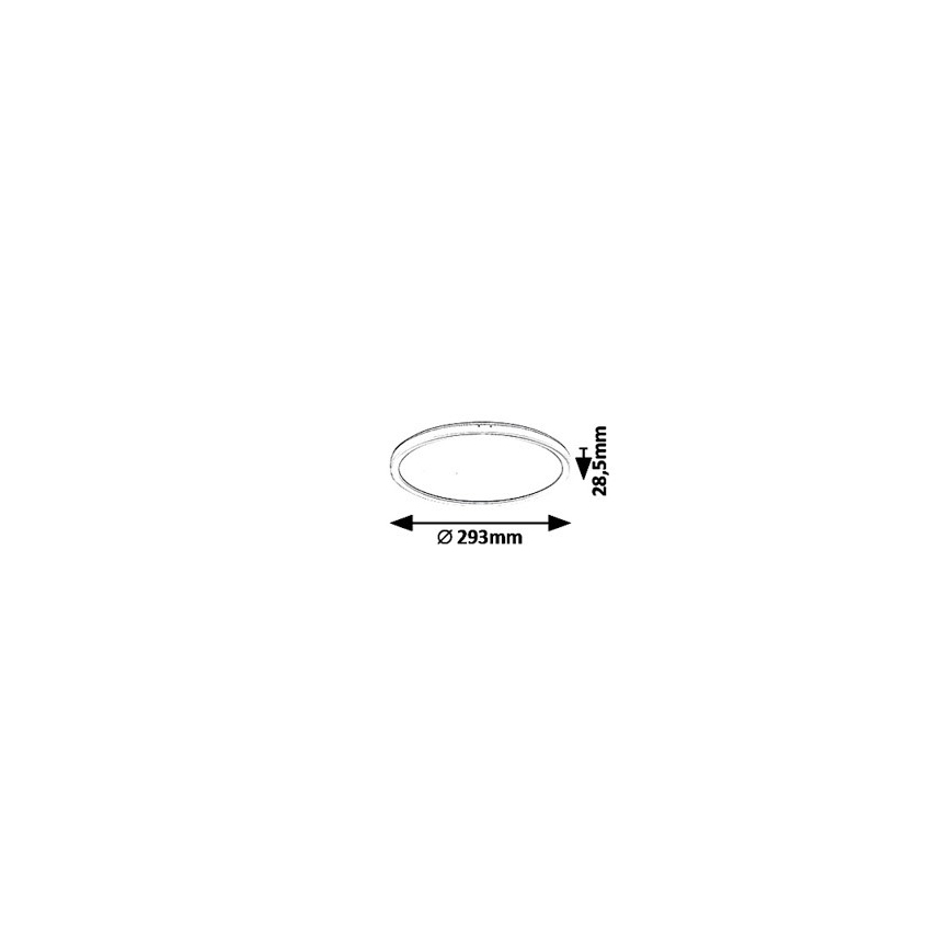 Rabalux - LED mennyezeti lámpa LED/18W/230V átm. 29,3 cm
