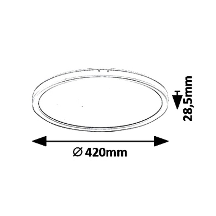 Rabalux - fényerőszabályozható LED mennyezeti lámpa LED/22W/230V, átm. 42 cm