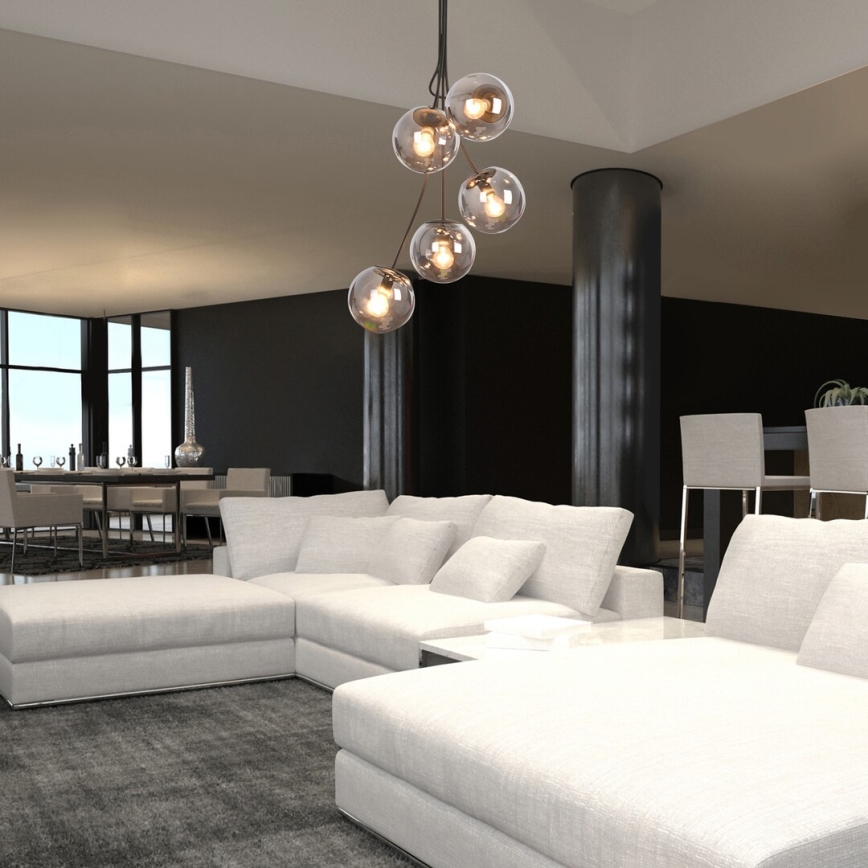 Rabalux - Csillár rúdon 5xE14/40W/230V