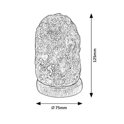 Rabalux - LED RGB Só Lámpa LED/1W/5V 0,7 kg