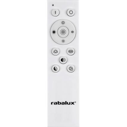 Rabalux - LED RGB Szabályozható mennyezeti lámpa távirányítóval LED/16W/230V
