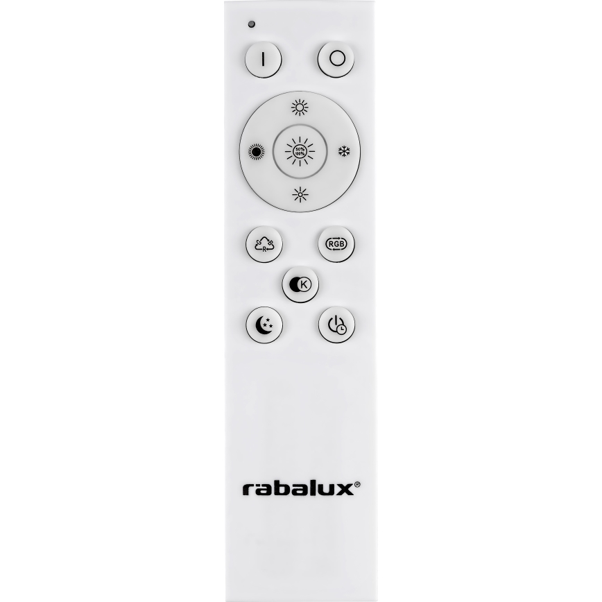 Rabalux - LED RGB Szabályozható mennyezeti lámpa távirányítóval LED/16W/230V