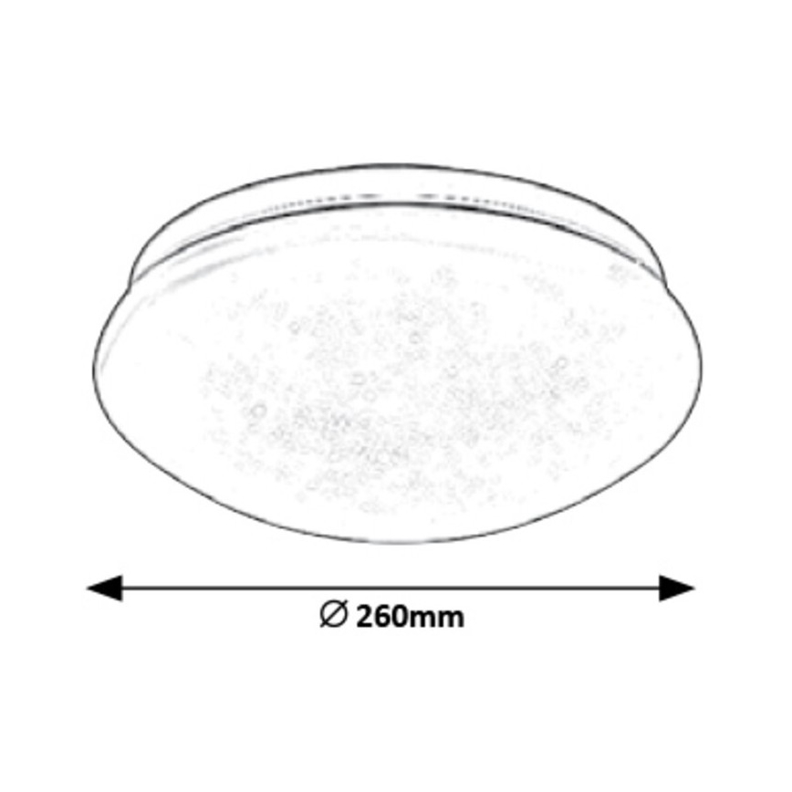 Rabalux - LED Mennyezeti lámpa LED/12W/230V átm. 26 cm