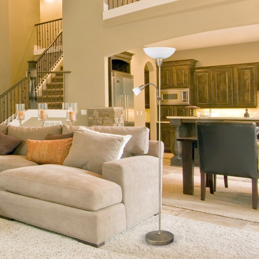 Rabalux - Állólámpa 1xE27/60W+1xE14/40W