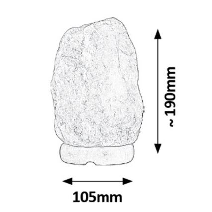 Rabalux - Sólámpa 1xE14/15W/230V 1,6 kg