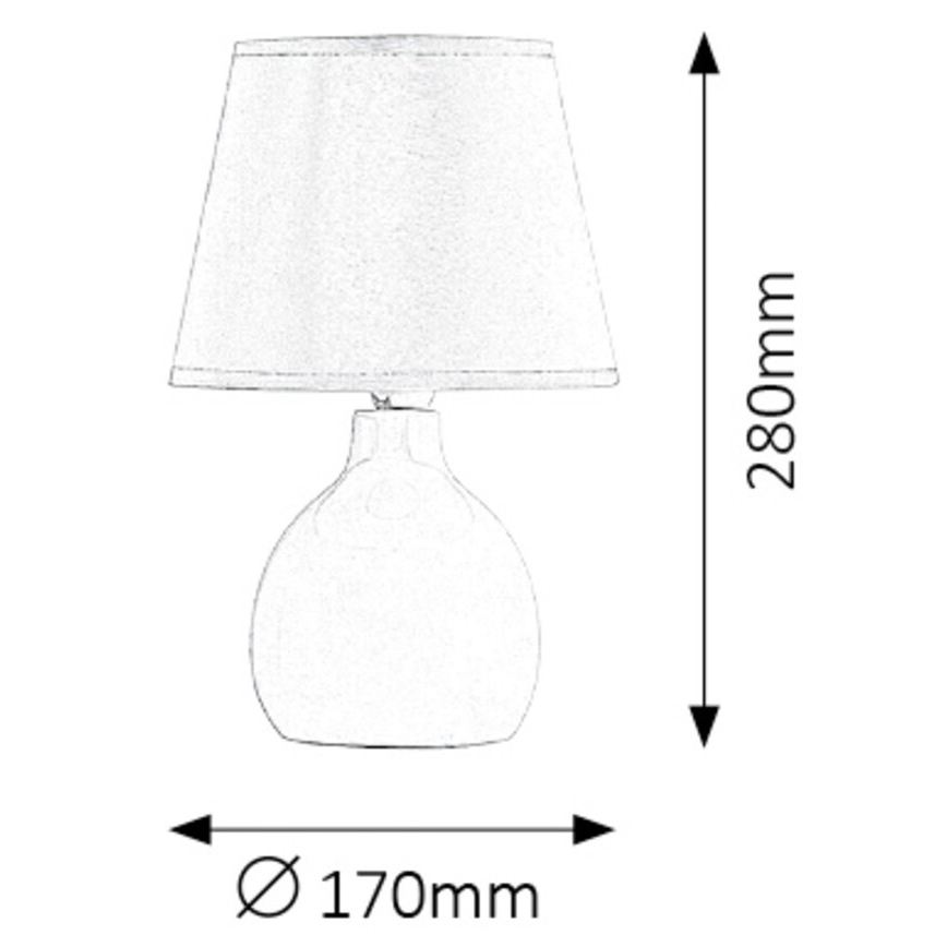 Rabalux - Asztali lámpa 1xE14/40W/230V
