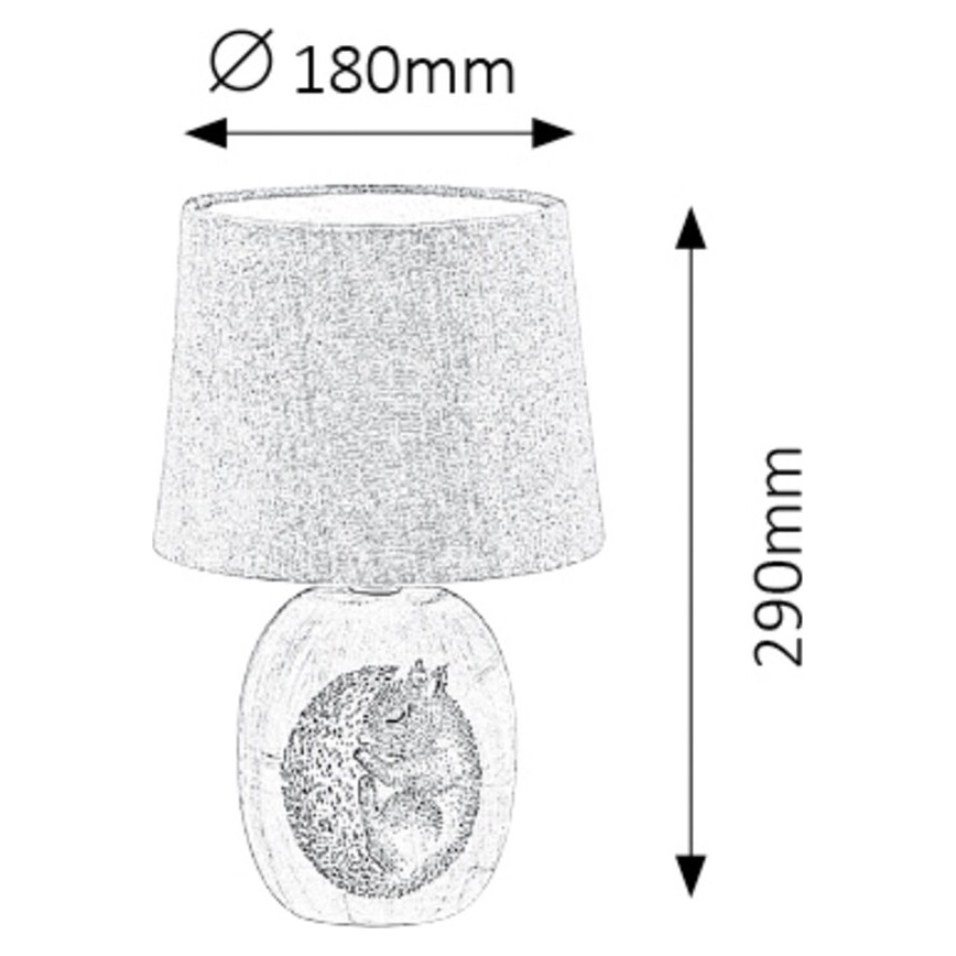 Rabalux - Gyermek asztali lámpa 1xE14/40W/230V