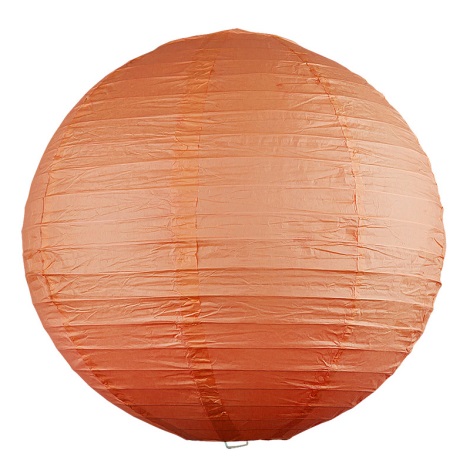 Rabalux 4896 - Lámpabúra RICE narancs E27 átm.40 cm