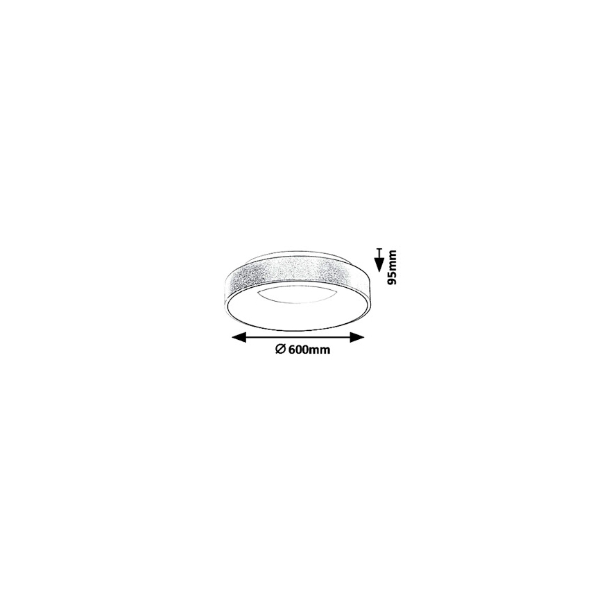 Rabalux - LED Mennyezeti lámpa CARMELA LED/50W/230V átm. 60 cm