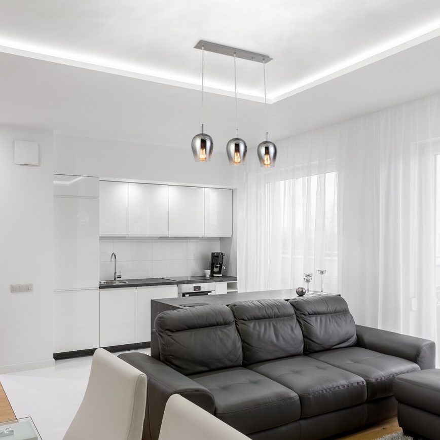 Rabalux - Csillár zsinóron PETUNIA 3xE27/60W/230V