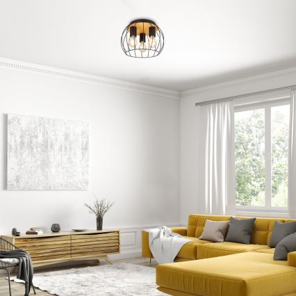 Rabalux - Mennyezeti lámpa 3x E27, 25W, 230V, átm. 30 cm