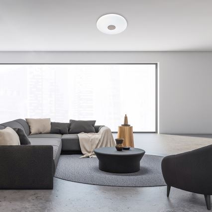 Rabalux - LED RGB dimmelhető mennyezeti lámpa LED/40W/230V 3000-6500K Wi-Fi Tuya 60 cm átmérő + távirányító
