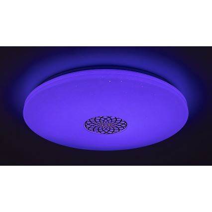 Rabalux - LED RGB dimmelhető mennyezeti lámpa LED/40W/230V 3000-6500K Wi-Fi Tuya 60 cm átmérő + távirányító