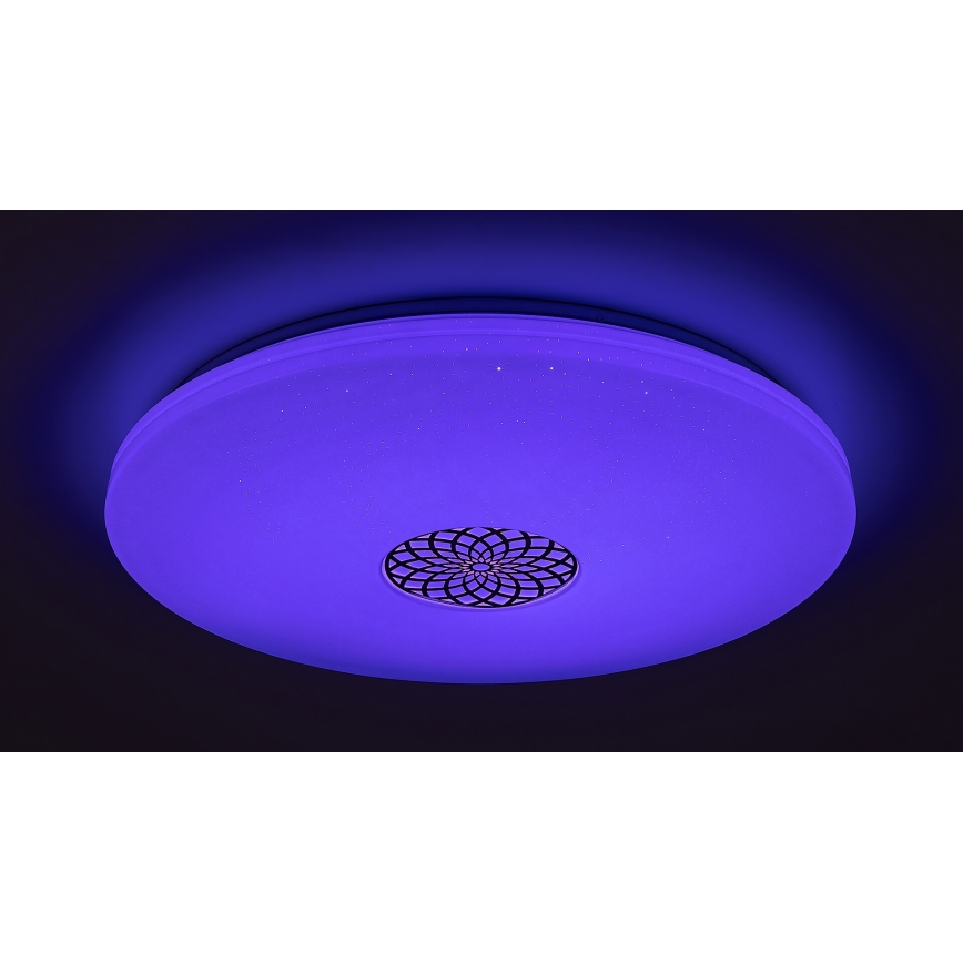 Rabalux - LED RGB dimmelhető mennyezeti lámpa LED/40W/230V 3000-6500K Wi-Fi Tuya 60 cm átmérő + távirányító