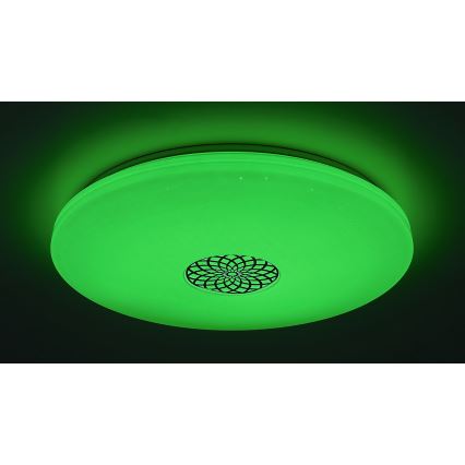 Rabalux - LED RGB dimmelhető mennyezeti lámpa LED/40W/230V 3000-6500K Wi-Fi Tuya 60 cm átmérő + távirányító