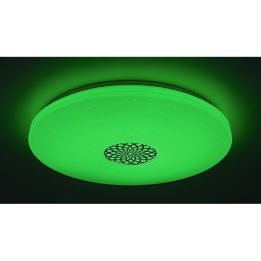 Rabalux - LED RGB dimmelhető mennyezeti lámpa LED/40W/230V 3000-6500K Wi-Fi Tuya 60 cm átmérő + távirányító